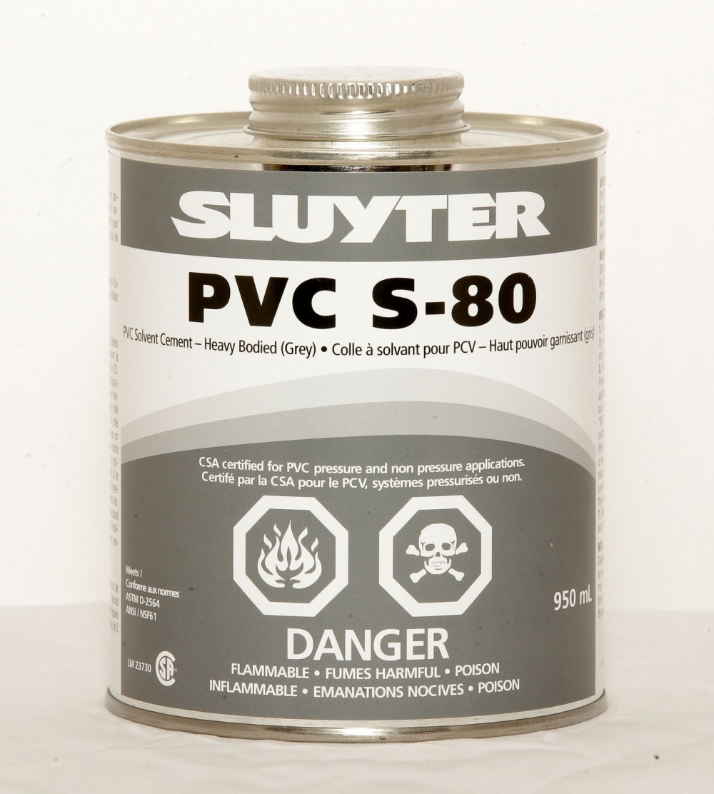 SLUYTER-PVC  SOLVENT CEMENT S-80 475 ML-Grey-11084 - additional view