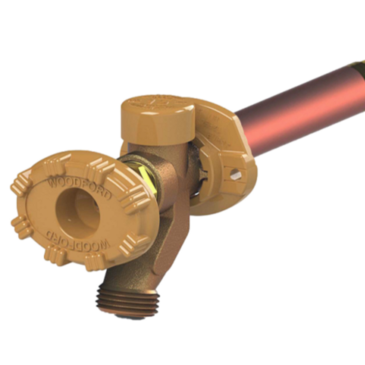 WOODFORD- Wall Faucet CP Intel 12 Inch - 19CP-4 - additional view