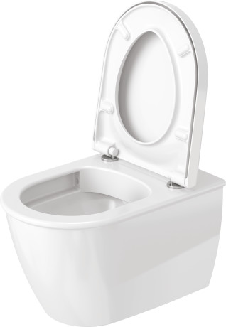 DURAVIT - Toilet wall-mounted Duravit Rimless 1.28/0.8 gpf 00 White - 257709 - additional view