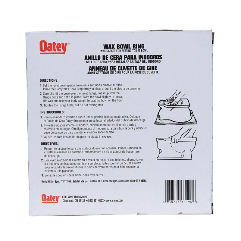 Oatey- WAX BOWL RING-31190 - additional view