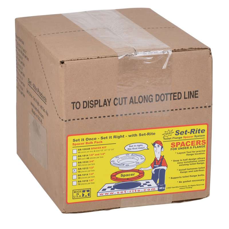 Oatey - 1/2" Set-Rite® Toilet Flange Spacers - 43411 - additional view