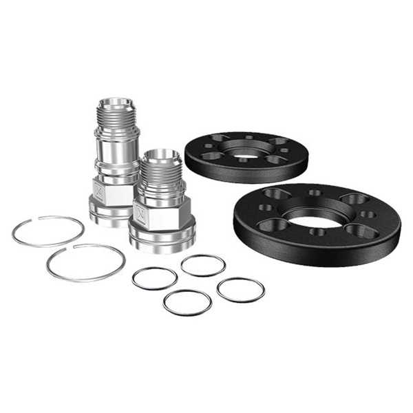 GRUNDFOS - FLANGE KITS FOR UNION MOUNTED PUMPS (Models, UPS15-35SUC/LC/DT, UPS15-55SUC/LC/DT)  3/4" bronze half-union set - 529912 - additional view