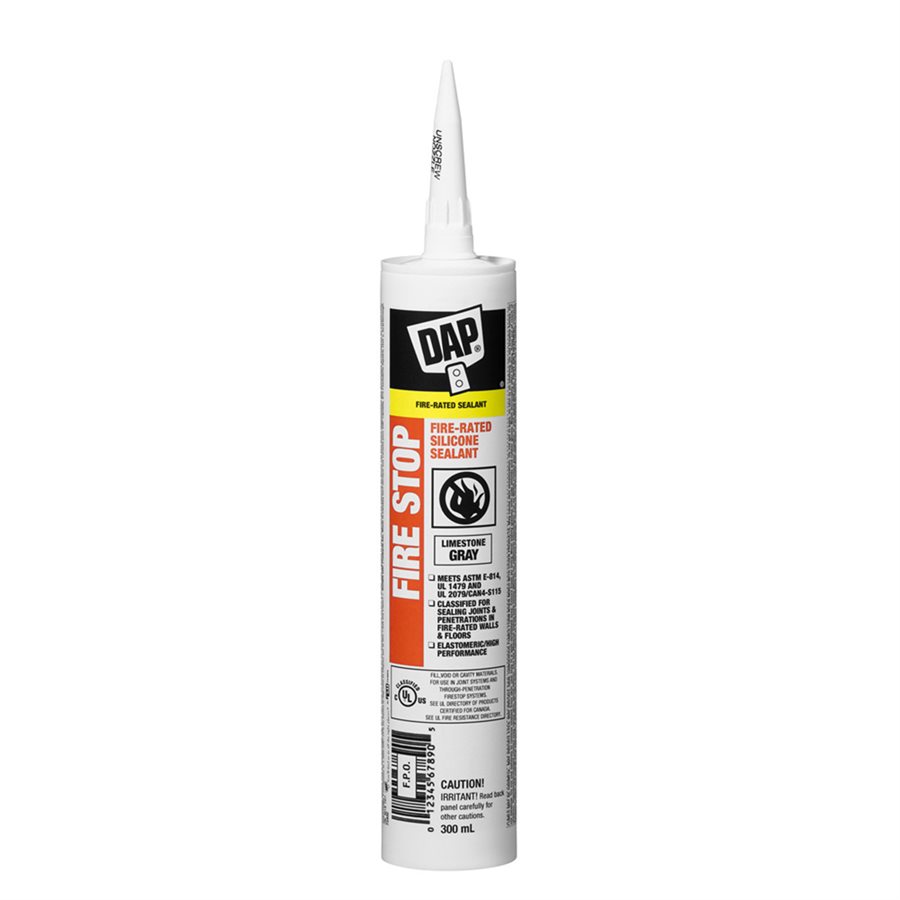 DAP-SILICONE FIRE STOP SEALANT GREY 300ML-71064 - additional view