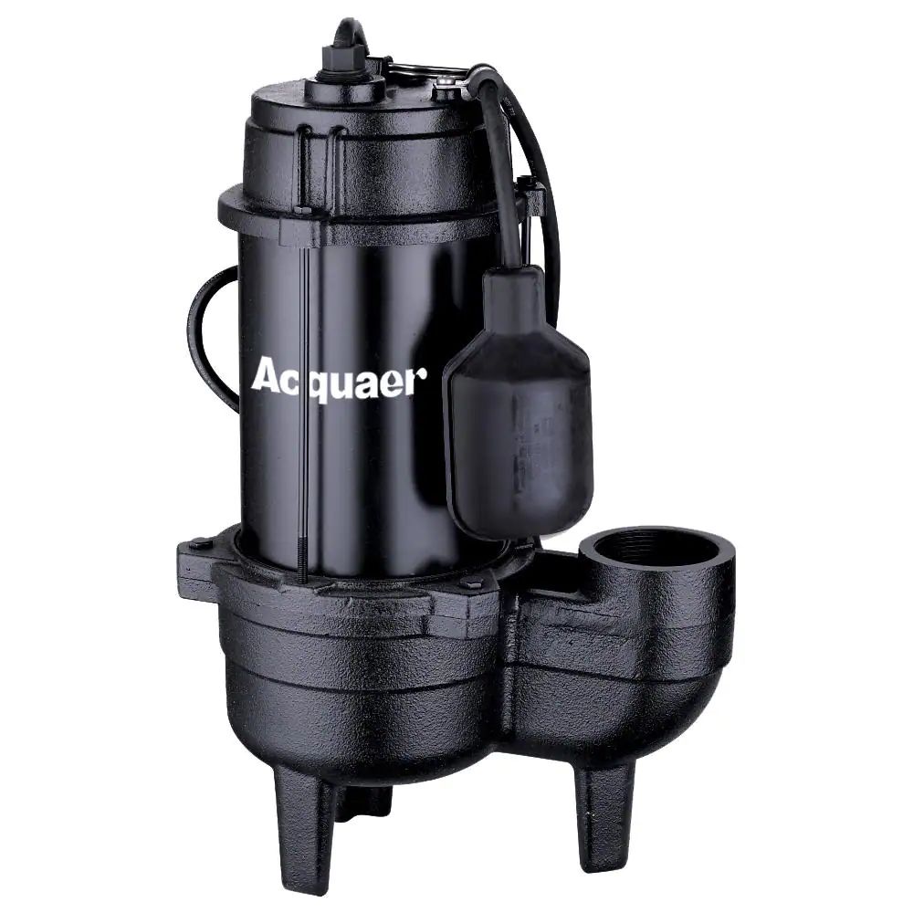 LEO - 3/4 HP Cast Iron Sewage Pump with Tethered Float Switch and 20 foot cord - USC56W-1-20 - additional view