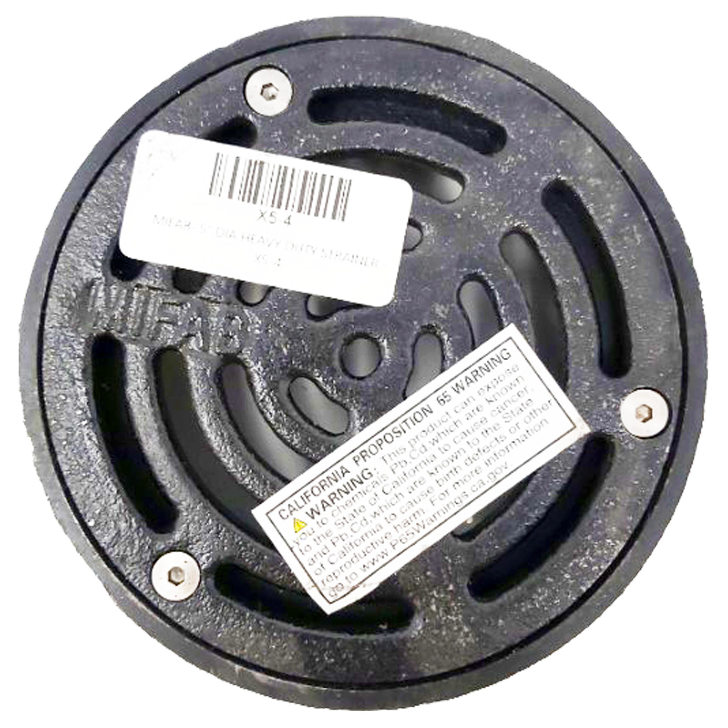 MIFAB- 5" DIA HEAVY DUTY STRAINER -X5-4 - additional view