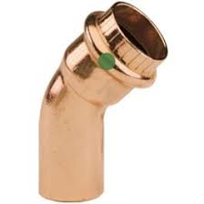 COPPER PRESS FITTING- Elbow 45 FTG x P
