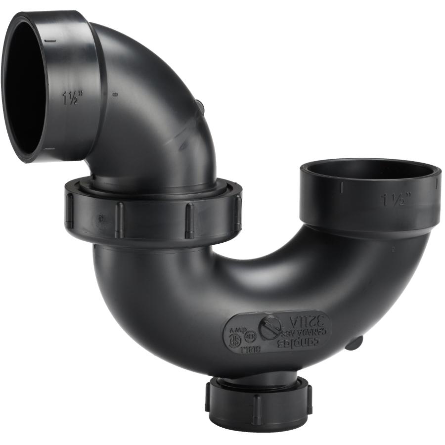 ABS - P-Trap w/Union & C/O