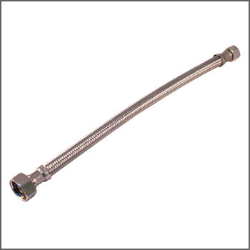 AQUA DYNAMIC-FLEX CONN SS 3/8i COMP x 1/2i FIP 12i FAUCET-3230-120