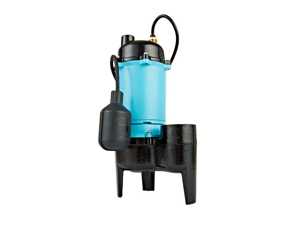 Little Giant -  4/10 hp sewage pump, 115V, 10' cord, automatic operation, mechanical float switch - BSWC50T - 511256