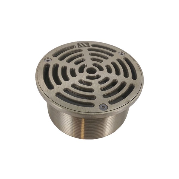 WATTS - A5-1, 5" Nickel Bronze Strainer For Drain, Threaded ROUND- 8132077