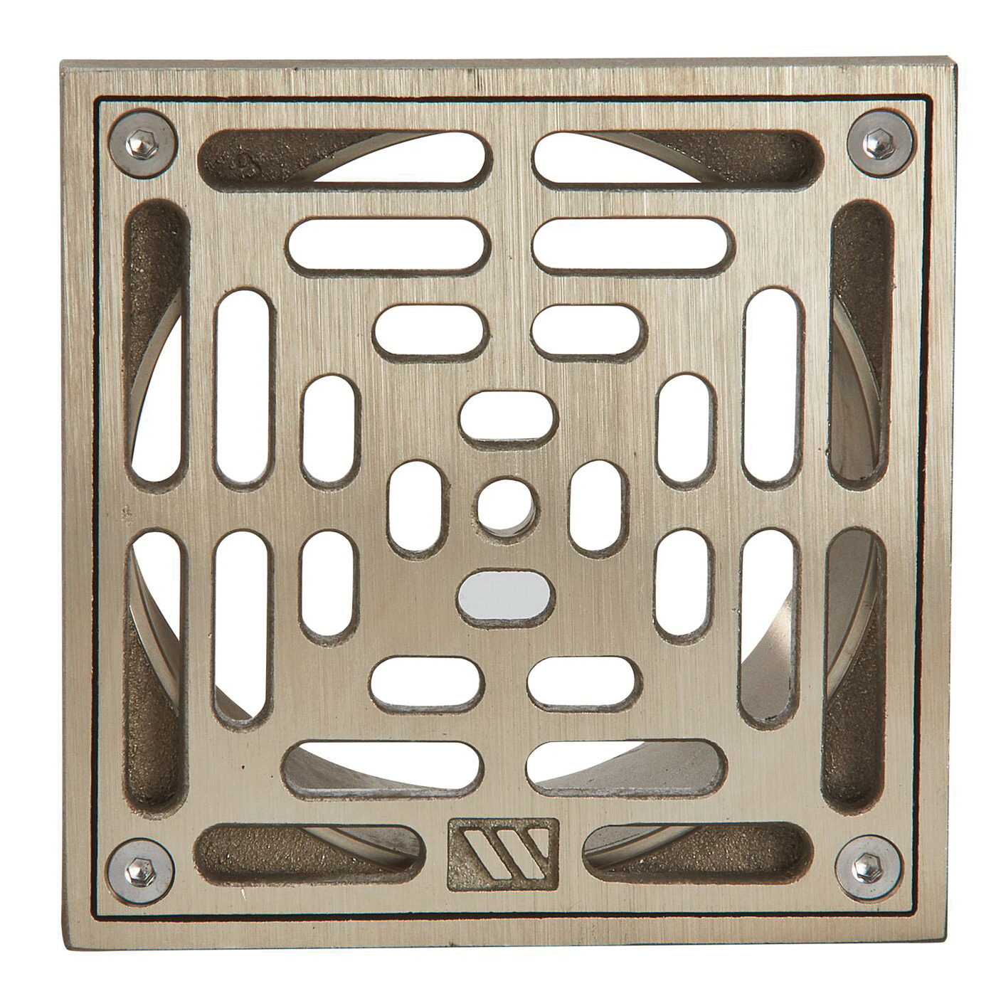 WATTS - L5-1, 5" Nickel Bronze Strainer For Drain, Threaded SQUARE- 8143092