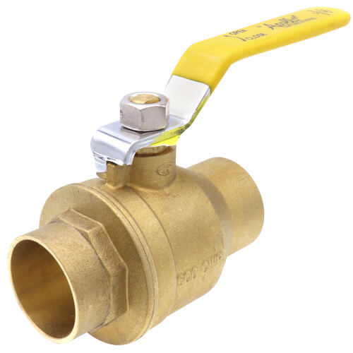 Apollo Valves -BV, 1-1/4" SLDR 600#FP, BRS- 94A-206-01