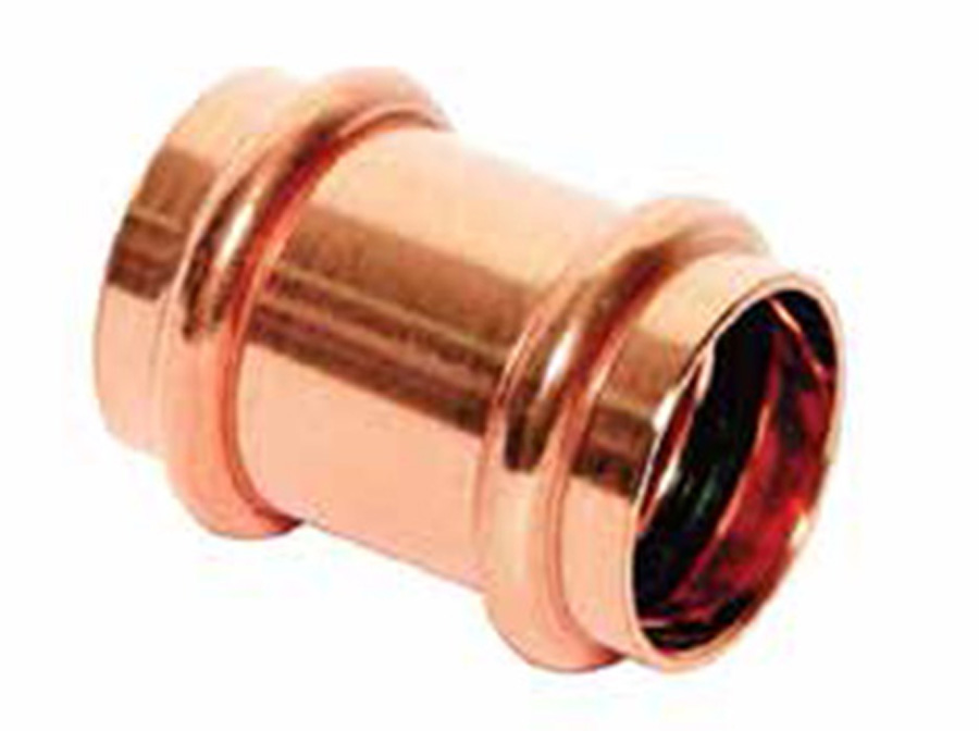 COPPER PRESS FITTING - Coupling PxP No Stop