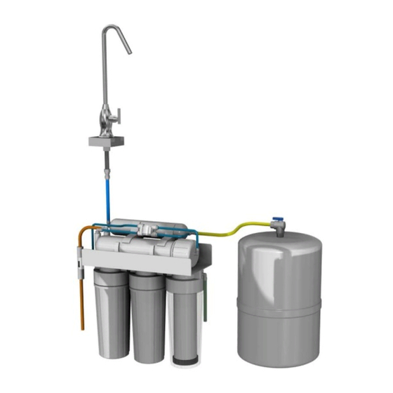 Excalibur- Reverse Osmosis 5 Stage 75 GPD Superior -Coconut Shell Carbon Polisher - EWR 5075C