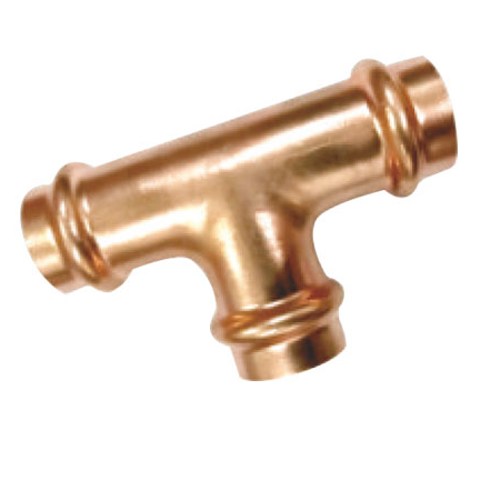 COPPER PRESS FITTING- Tee P x P x P