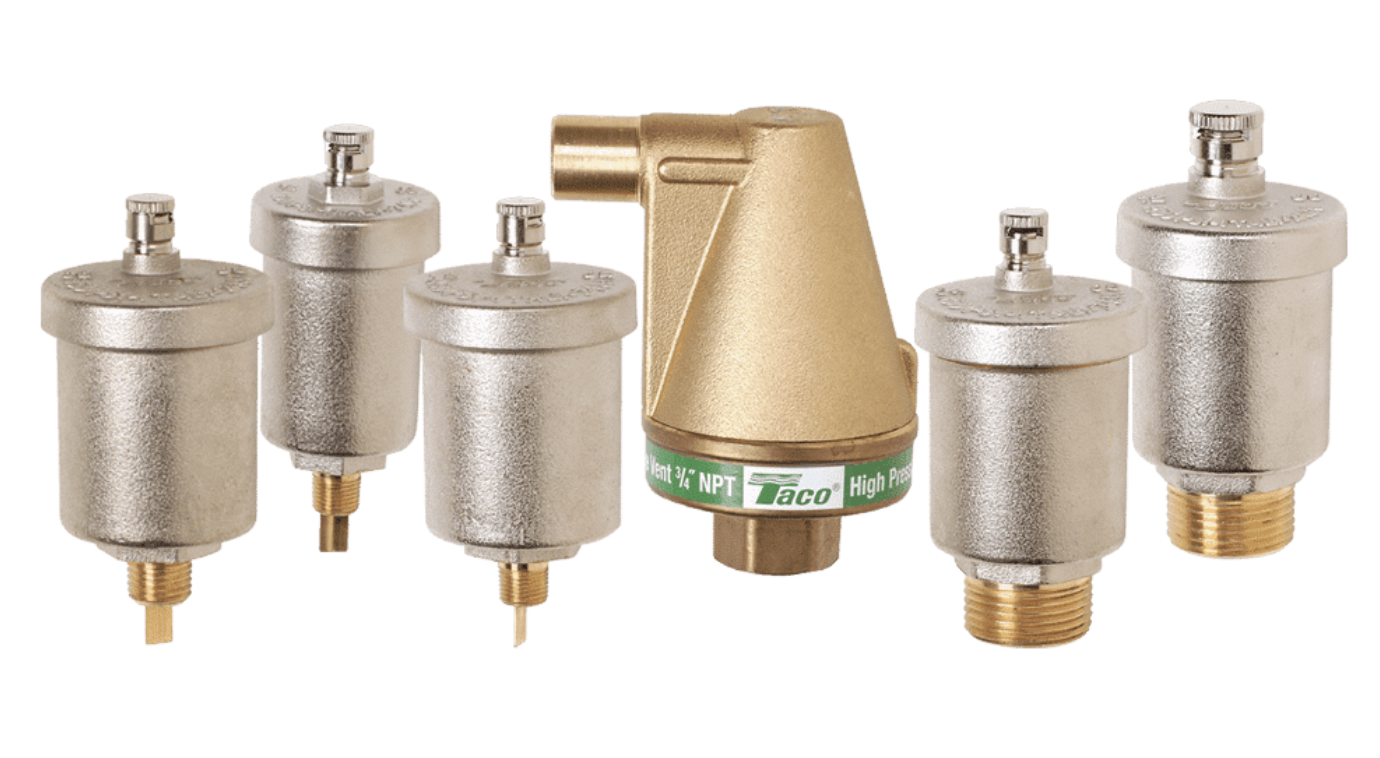 Taco - 1/2" FNPT x 3/4 MNPT Hy-Vent - 50 PSI max venting pressure - 418-4