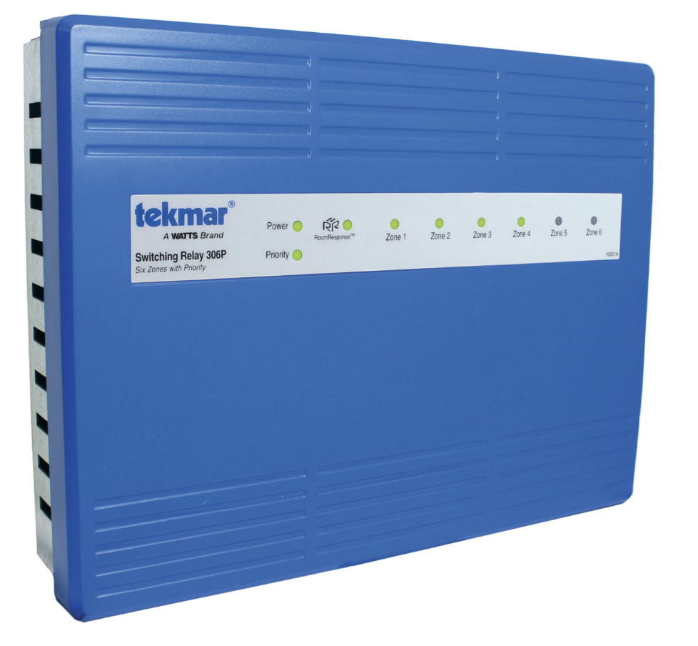 Tekmar -Switching Relay, Six Zones with Priority- 306P