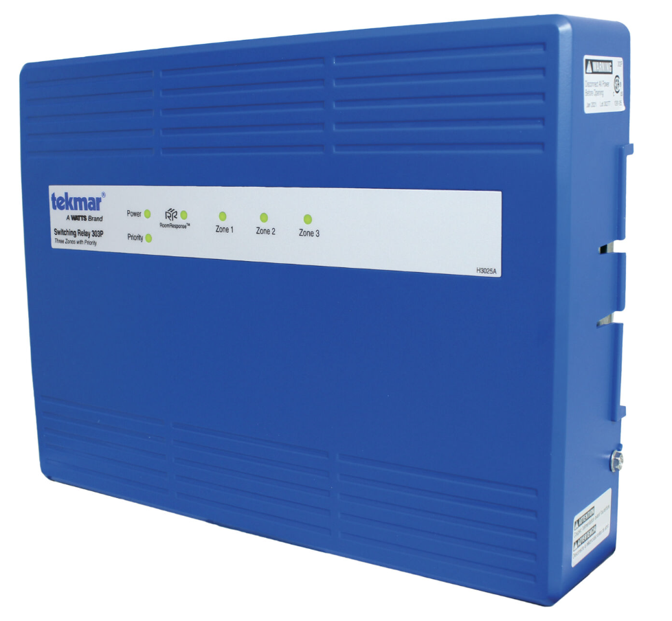 Tekmar -Switching Relay, Three Zones with Priority- 303P