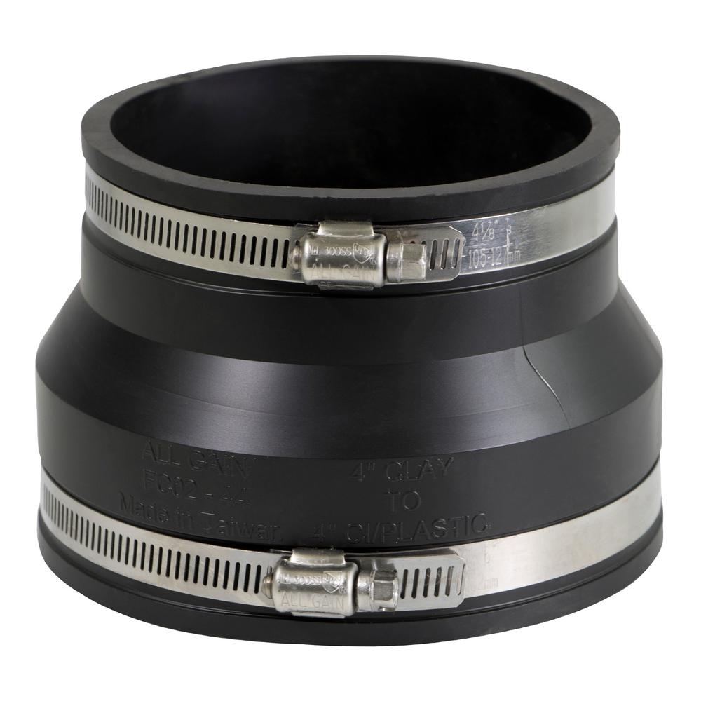 Flexible Rubber Coupling CLAY x PLASTIC