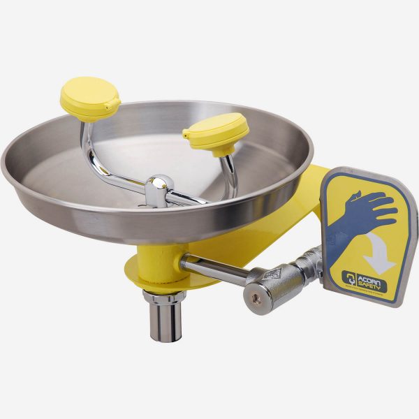 Acorn Safety - Stainless Steel wall mounted eye/face wash - S0440